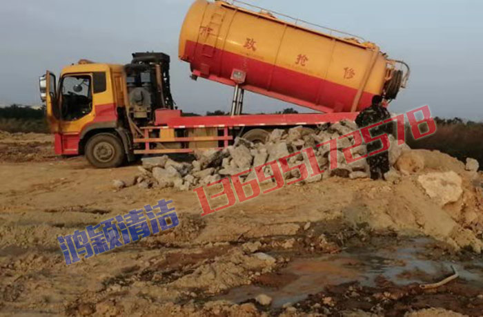 广州增城抽泥浆工程